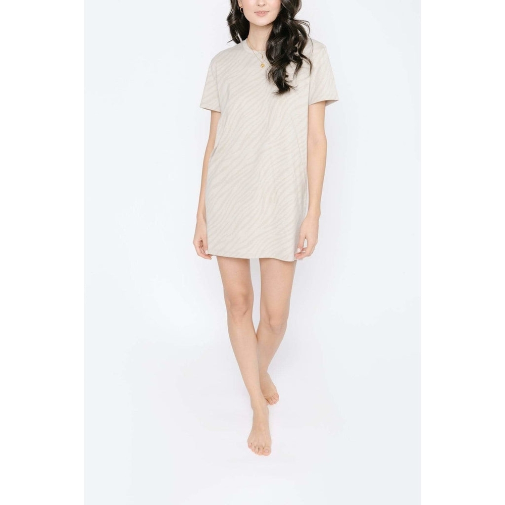 Smash + Tess Animal Print T-Shirt Dress